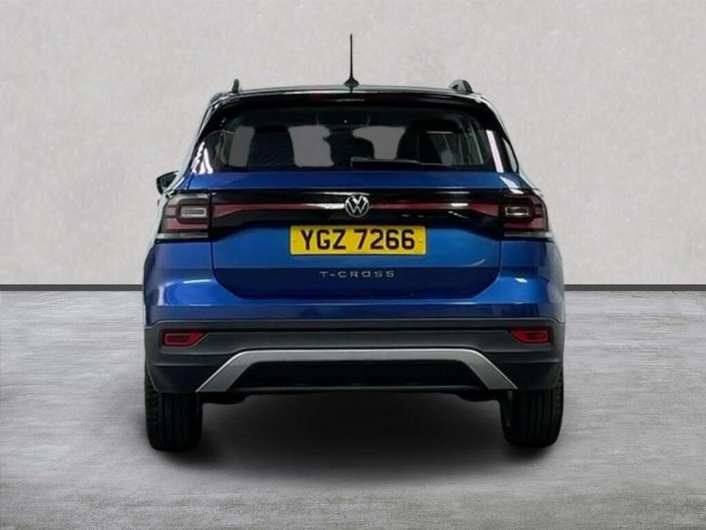 Volkswagen T-Cross 1.0 Tsi Se Suv Euro 6 Ss 95 YGZ7266 Blue #4