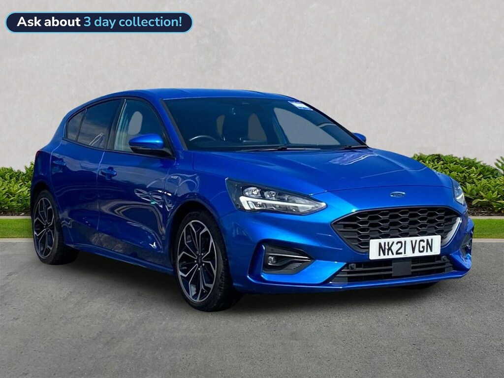 Ford Focus 1.0T Ecoboost Mhev St-line X Edition Hatchback NK21VGN Blue