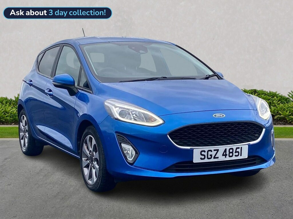Ford Fiesta 1.0T Ecoboost Trend Hatchback Eu Blue