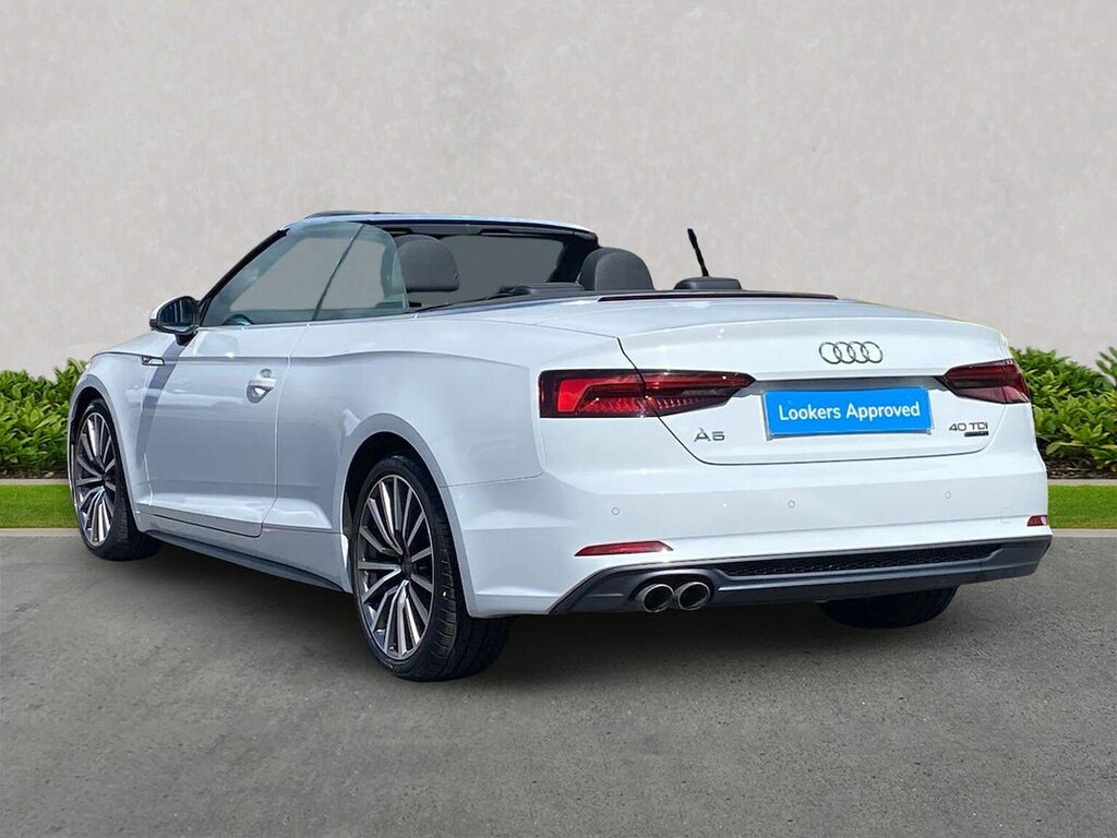 Audi A5 2.0 Tdi 40 S Line Convertible S Tronic White