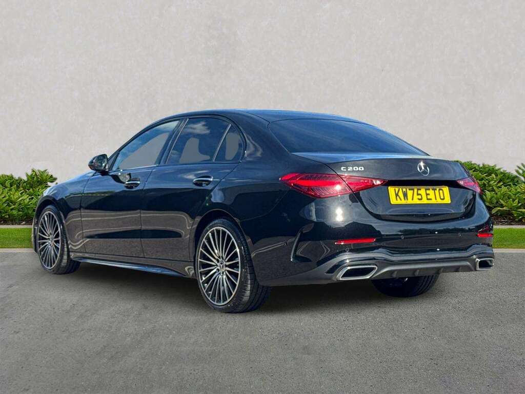 Mercedes-Benz C Class C200 Amg Line Premium Plus 9G-tronic Black #2