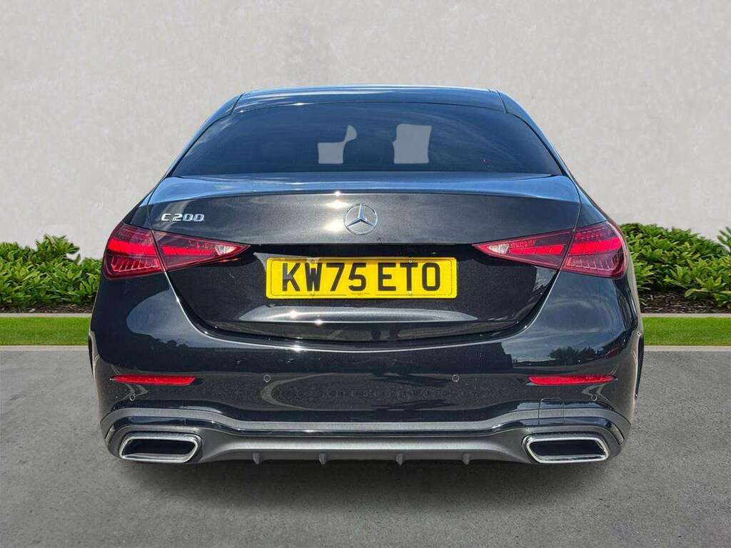 Mercedes-Benz C Class C200 Amg Line Premium Plus 9G-tronic Black #4