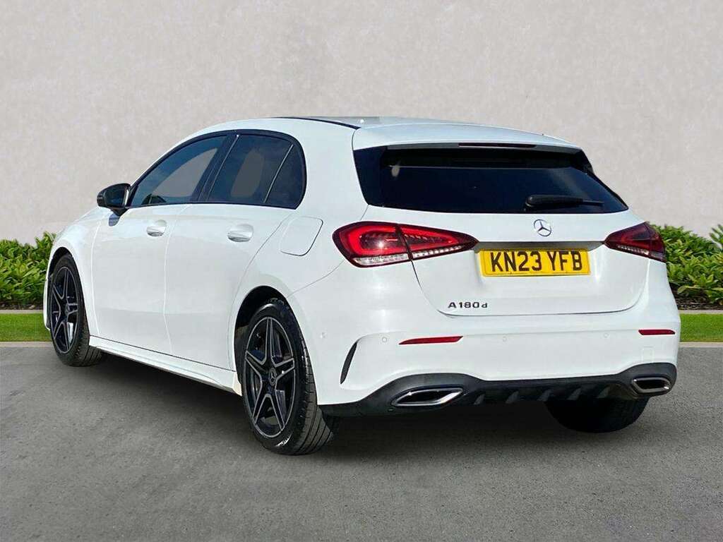 Mercedes-Benz A Class A180d 2.0 Amg Line Executive KN23YFB White #2