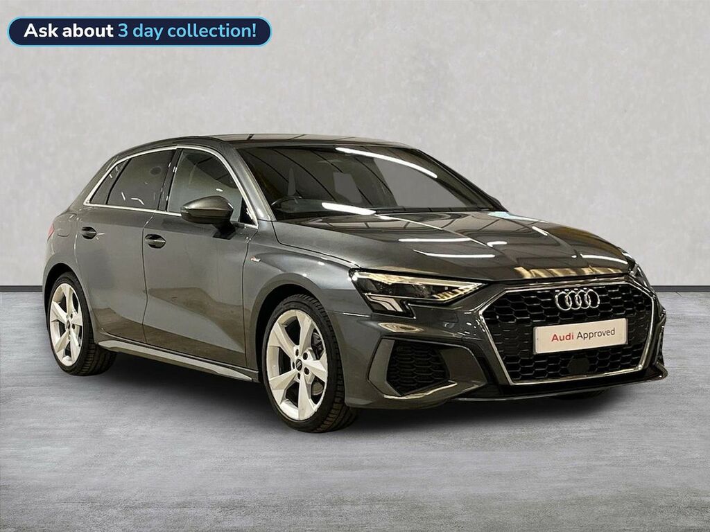 Audi A3 1.0 Tfsi 30 S Line Sportback S Tronic E Grey