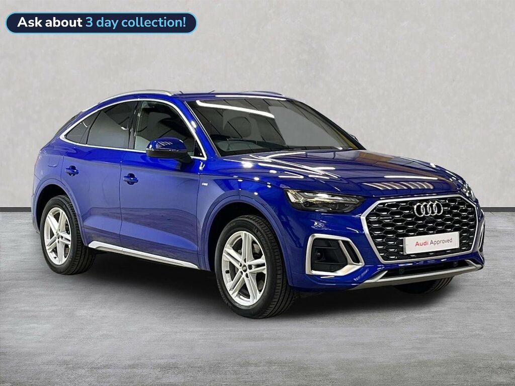 Audi Q5 2.0 Tdi 40 S Line Sportback S Tronic Qu Blue
