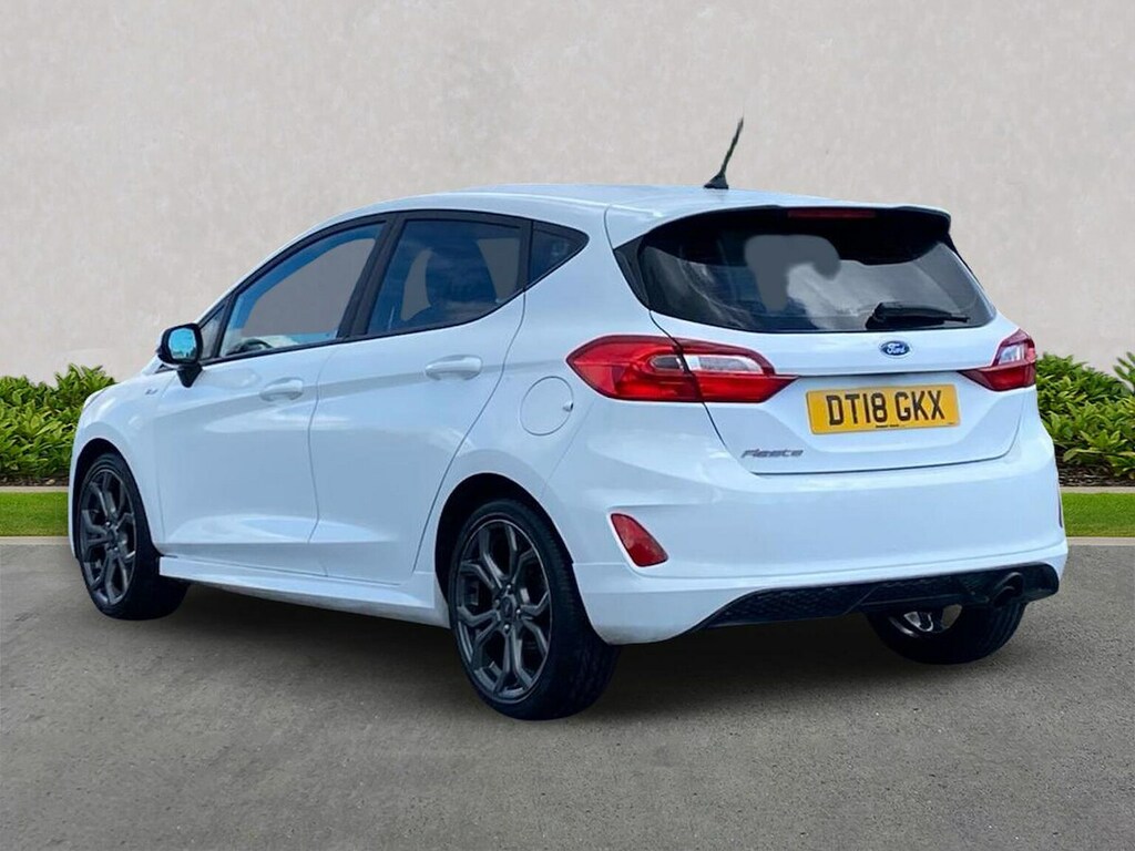 Ford Fiesta 1.0T Ecoboost St-line Hatchback DT18GKX White #2