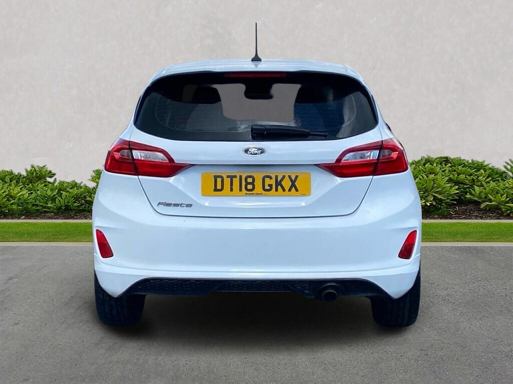 Ford Fiesta 1.0T Ecoboost St-line Hatchback DT18GKX White #4