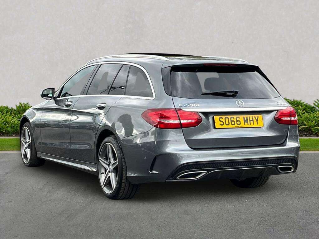 Mercedes-Benz C Class C220d 4Matic Amg Line Premium Plus SO66MHY Grey #2