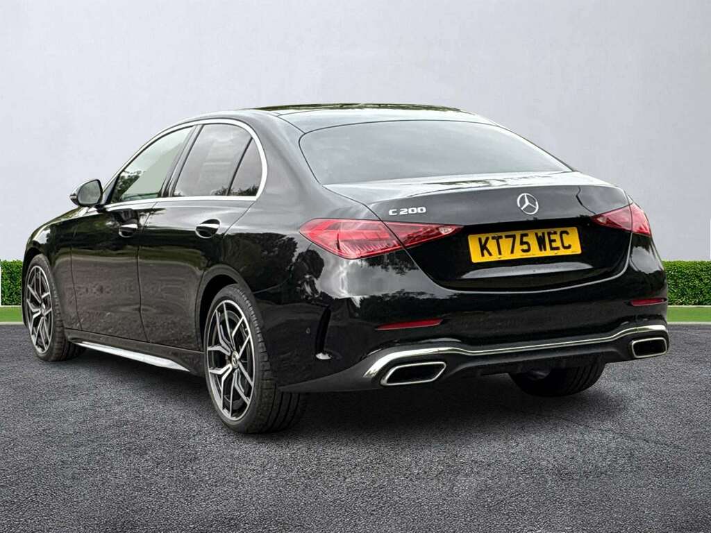 Mercedes-Benz C Class C200 Amg Line Premium Pan Roof 9G-tronic Black #2
