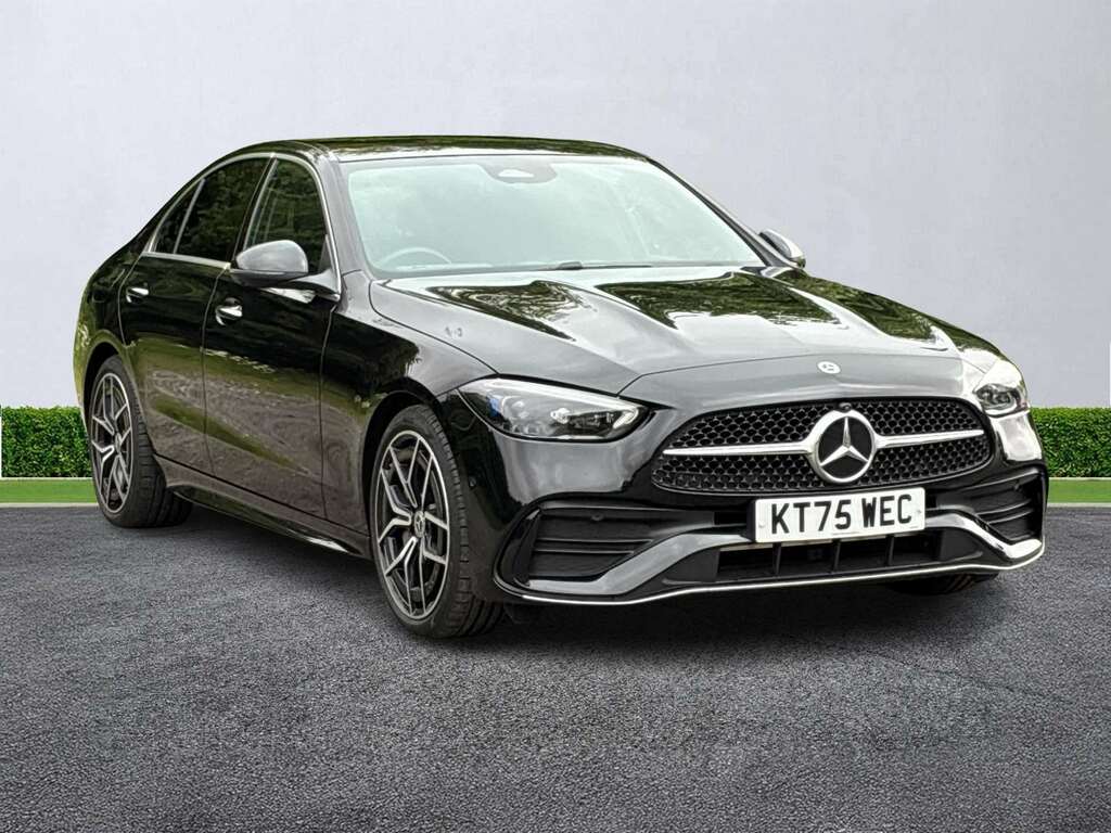 Mercedes-Benz C Class C200 Amg Line Premium Pan Roof 9G-tronic Black