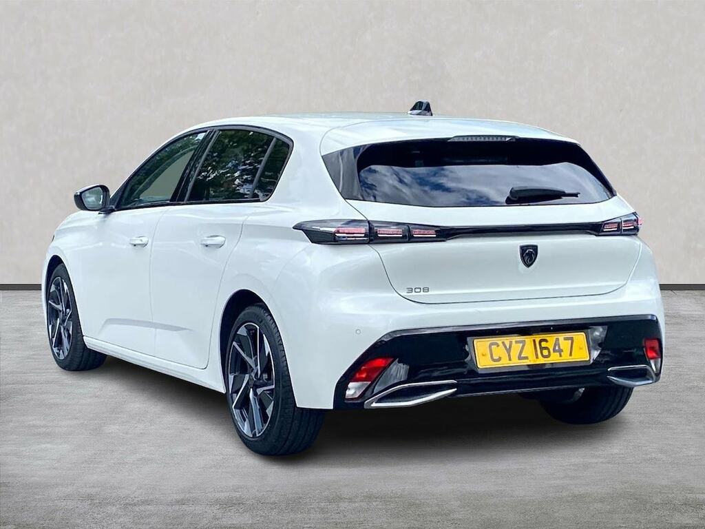 Peugeot 308 308 1.2 Puretech Allure Premium Eat8 Hatchback White #2