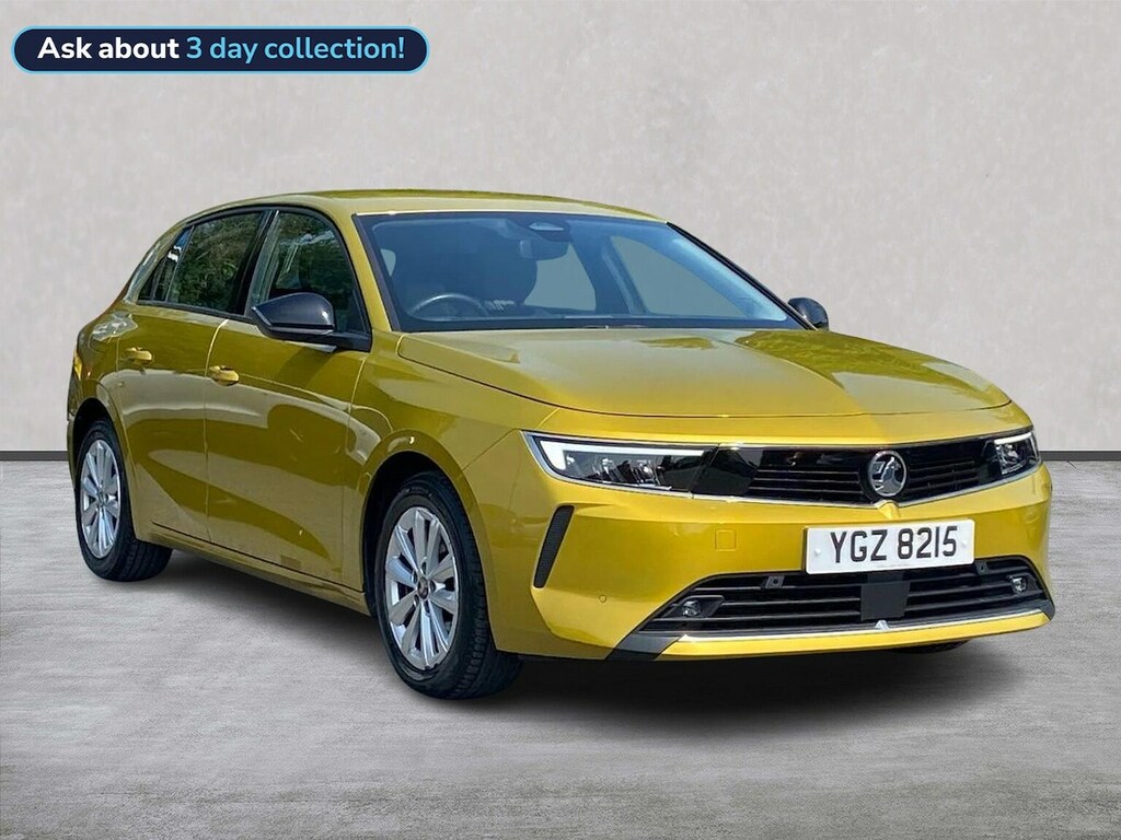Vauxhall Astra Vauxhall Astra Design Turbo Yellow