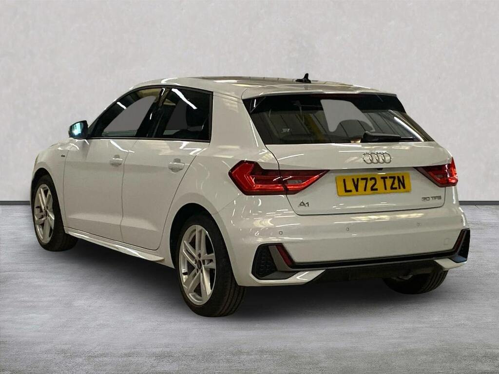 Audi A1 1.0 Tfsi 30 S Line Sportback S Tronic E LV72TZN White #2