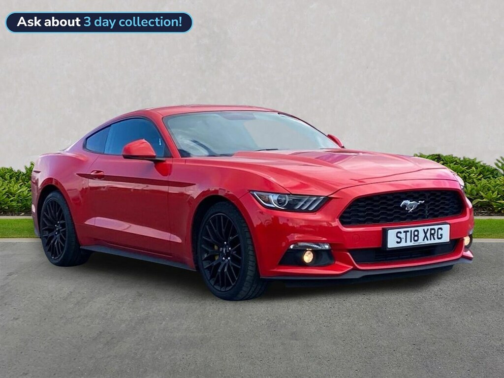 Ford Mustang 2.3T Ecoboost Fastback Selshift Euro 6 Red