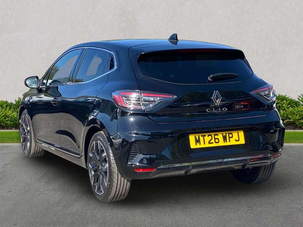 Renault Clio 1.6 E-tech Techno Hatchback Hybrid MT26WPJ Black #2