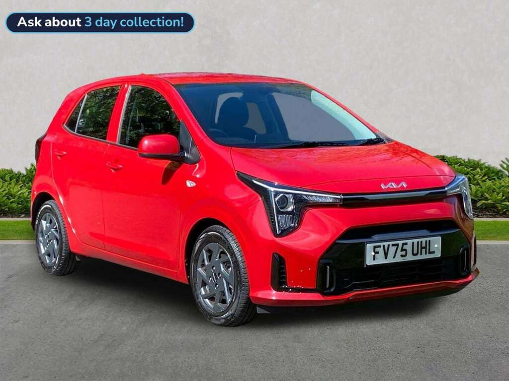 Kia Picanto 1.0 Pure Hatchback Amt Euro 6 Ss 67 Red