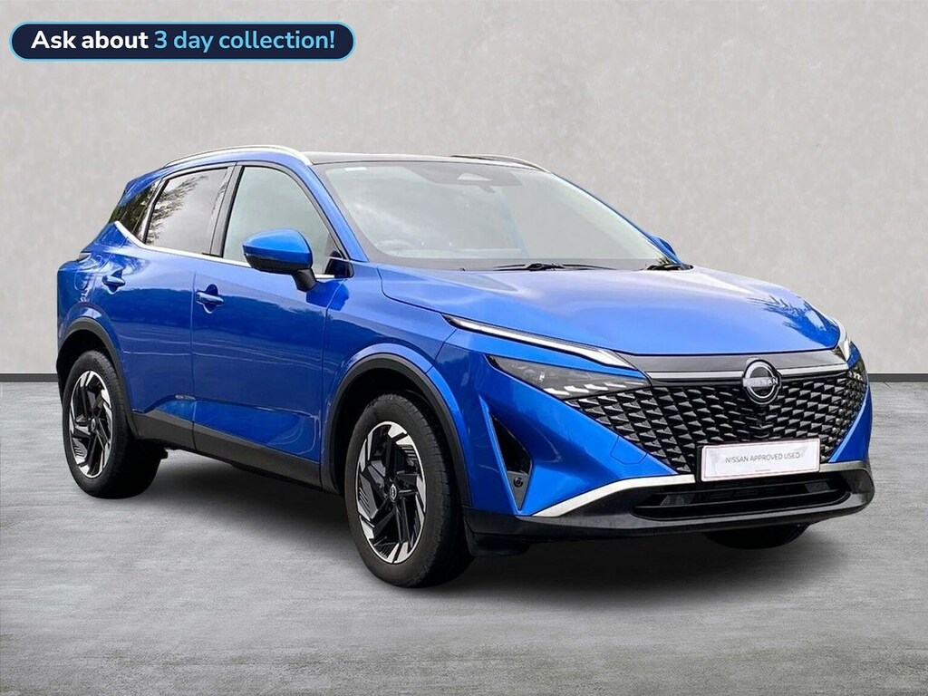 Nissan Qashqai 1.3 Dig-t Mhev N-connecta Suv Hybrid Xt Blue