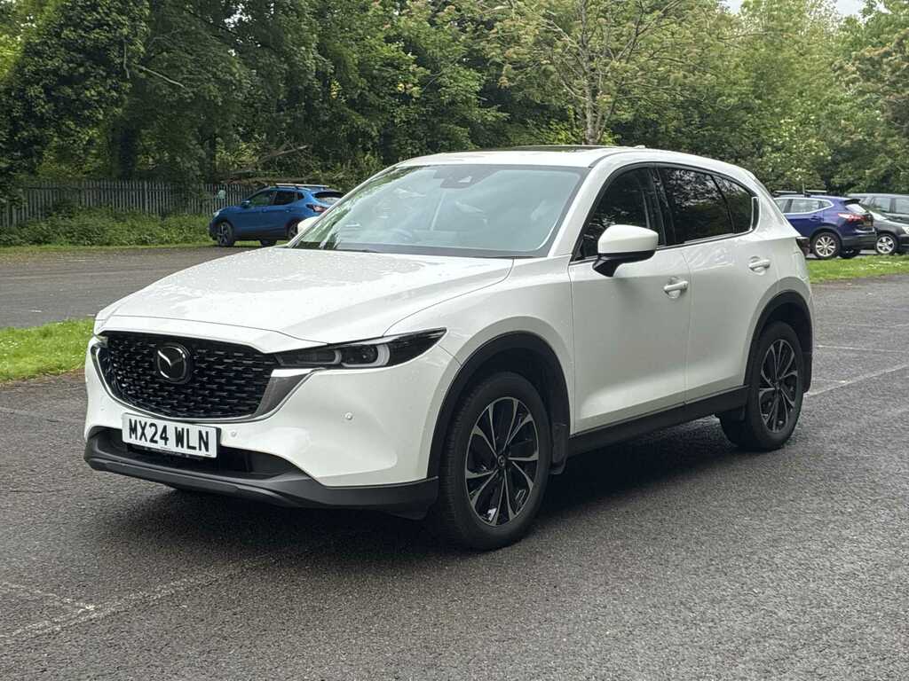 Mazda CX-5 2.0 E-skyactiv G Mhev Exclusive-line MX24WLN White #3