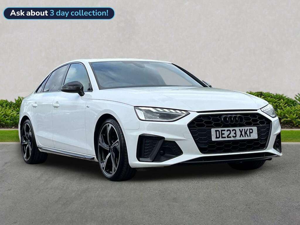Audi A4 2.0 Tdi 35 Black Edition Saloon S Troni White
