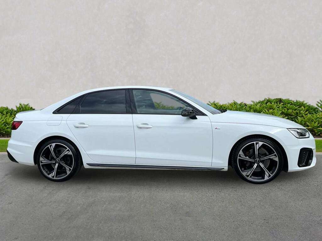 Audi A4 2.0 Tdi 35 Black Edition Saloon S Troni White #3