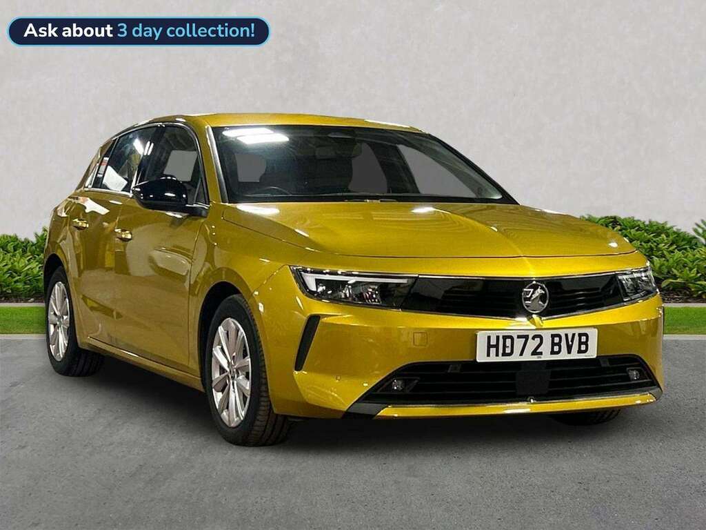 Vauxhall Astra 1.2 Turbo 130 Design Yellow