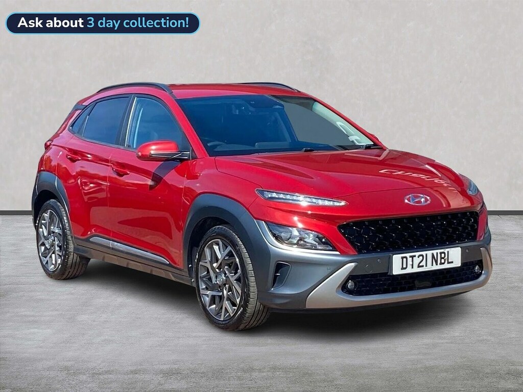 Hyundai Kona 1.6 H-gdi Premium Suv Hybrid Dct Euro 6 Red