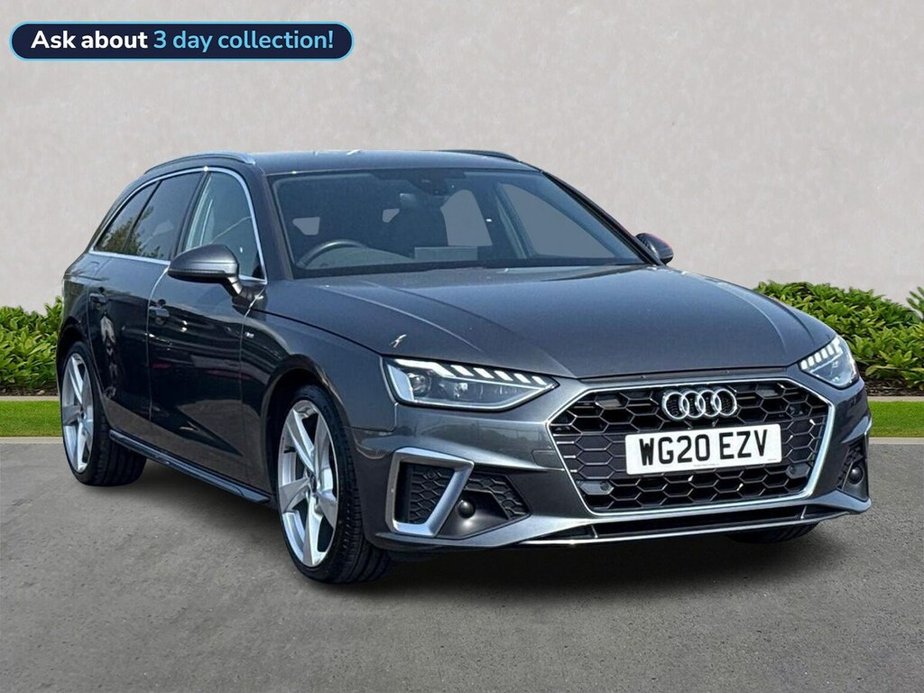 Audi A4 2.0 Tdi 35 S Line Estate S Tronic Euro Grey