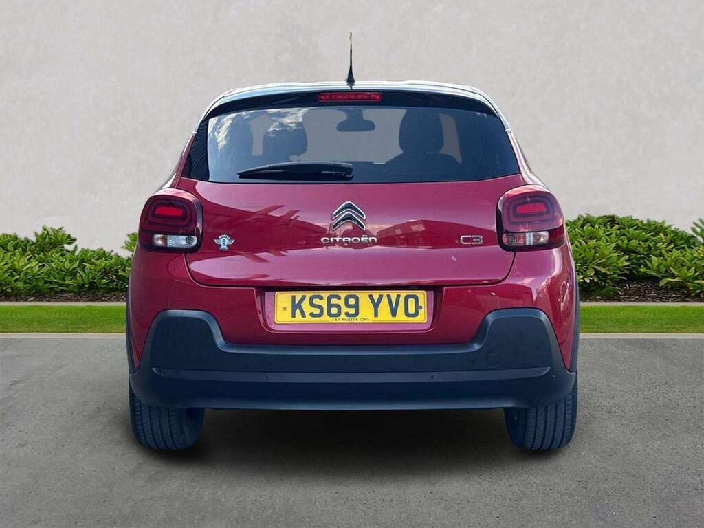 Citroen C3 1.2 Puretech 83 Flair Plus KS69YVO Red #4