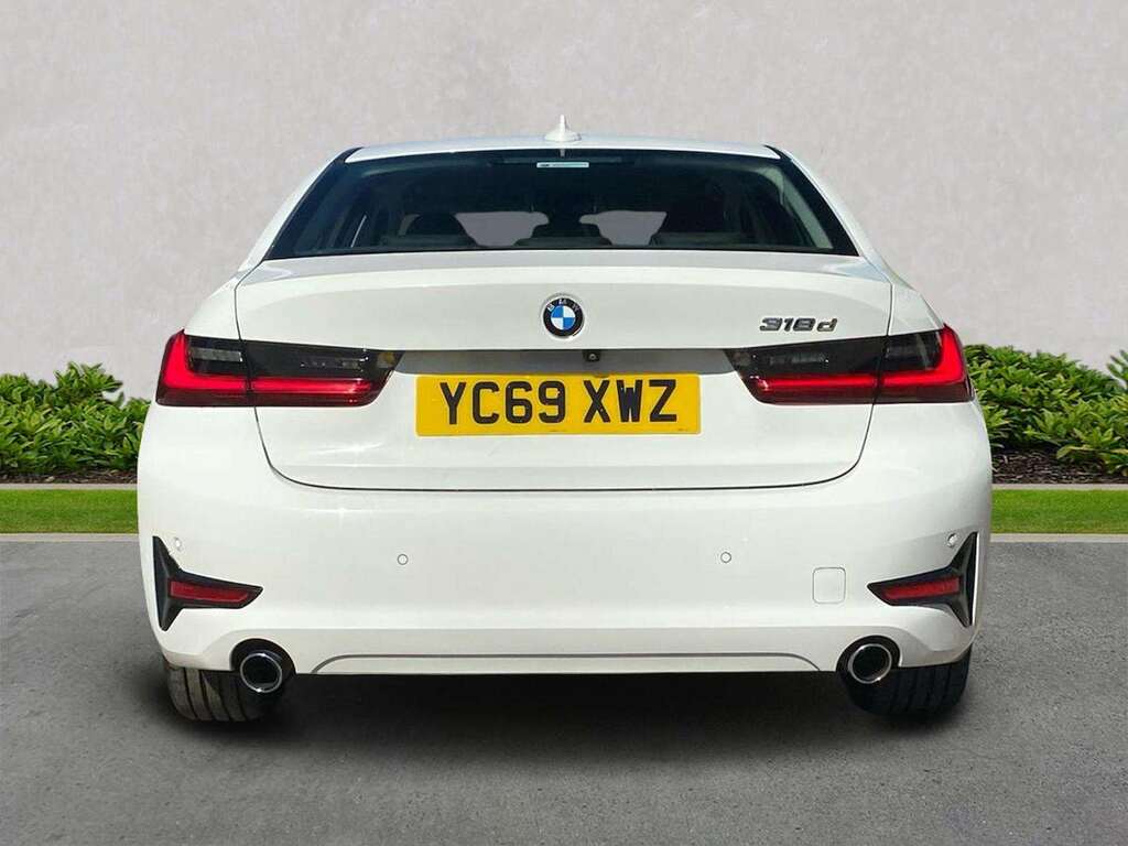 BMW 3 Series 2.0 318D Se Saloon Euro 6 Ss 1 YC69XWZ White #4