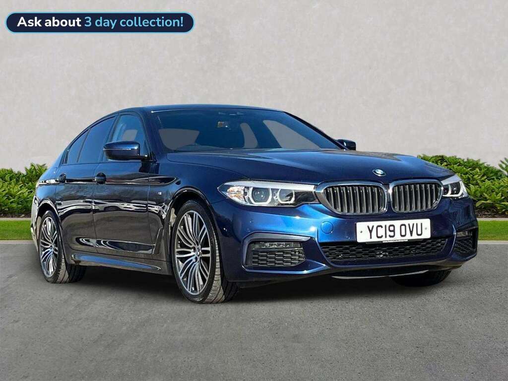 BMW 5 Series 2.0 520D M Sport Saloon Xdrive Eur Blue