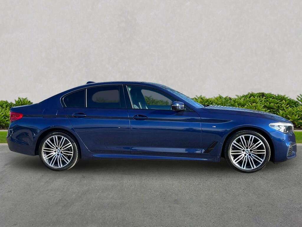 BMW 5 Series 2.0 520D M Sport Saloon Xdrive Eur YC19OVU Blue #3