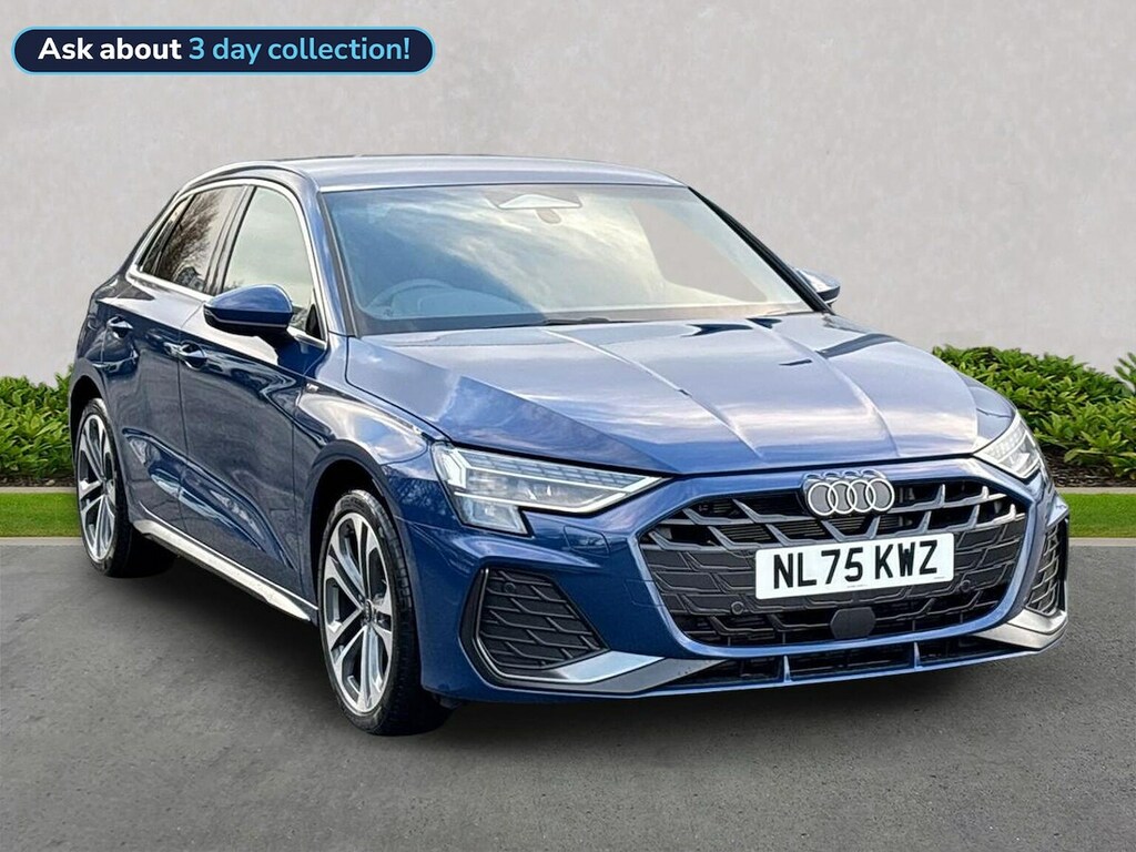 Audi A3 A3 Sportback S Line Tfsi 150 Ps S Tronic Blue