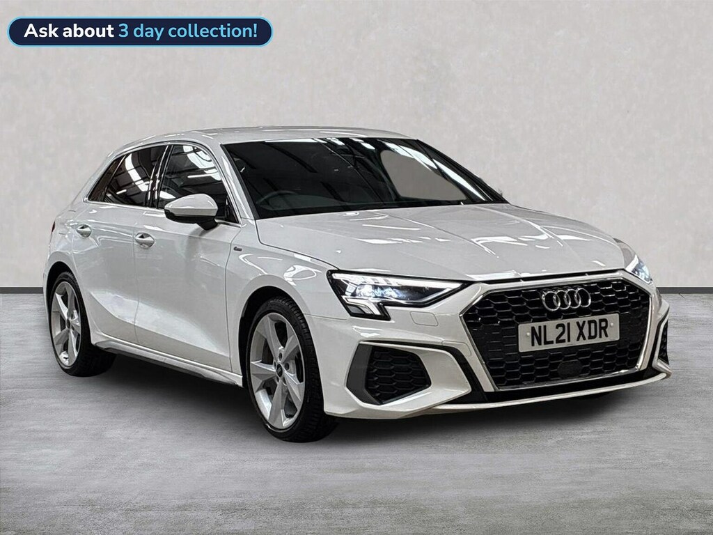 Audi A3 1.5 Tfsi 35 S Line Sportback Eur White