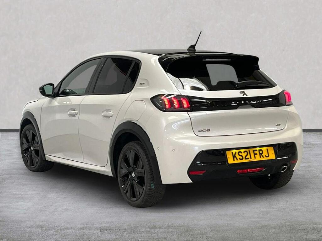 Peugeot 208 1.2 Puretech Gt Hatchback Eat Euro 6 S KS21FRJ White #2