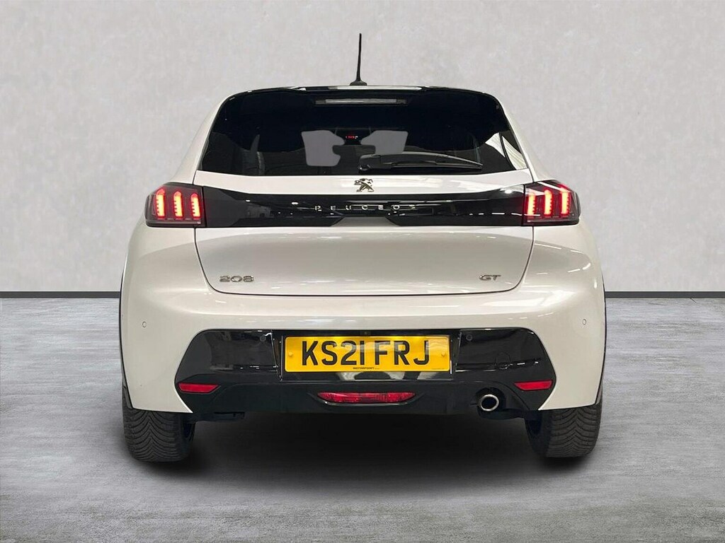 Peugeot 208 1.2 Puretech Gt Hatchback Eat Euro 6 S KS21FRJ White #4