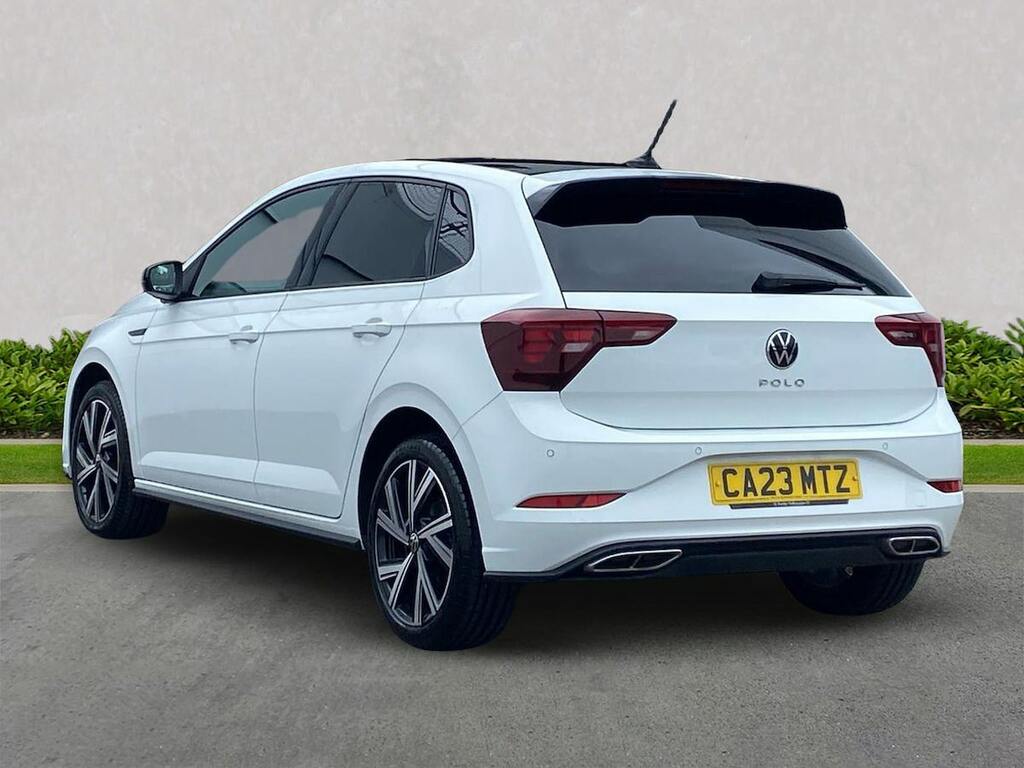 Volkswagen Polo 1.0 Tsi R-line Hatchback Dsg Euro 6 S White