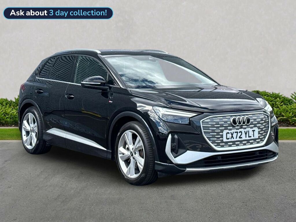 Audi Q4 E Tron 50 S Line Suv Quattro 82Kwh 299 Black