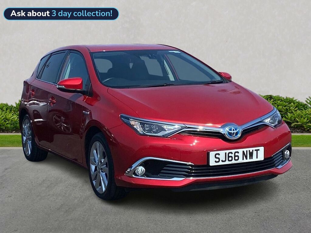 Toyota Auris 1.8 Vvt-h Excel Hatchback Hybrid Cvt Eu Red