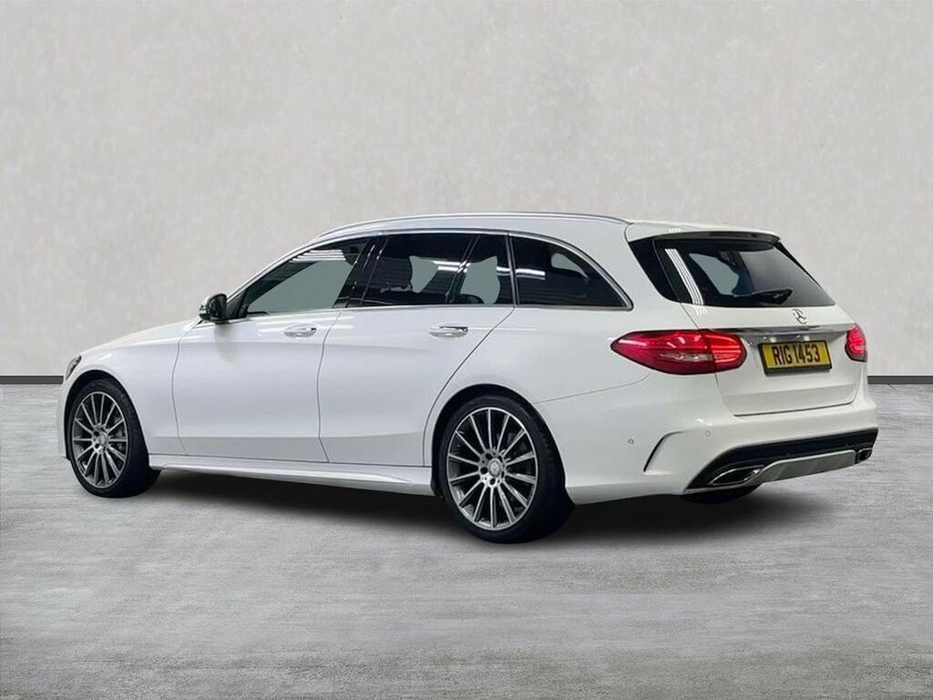 Mercedes-Benz C Class C200 Amg Line Premium RIG1453 White #2