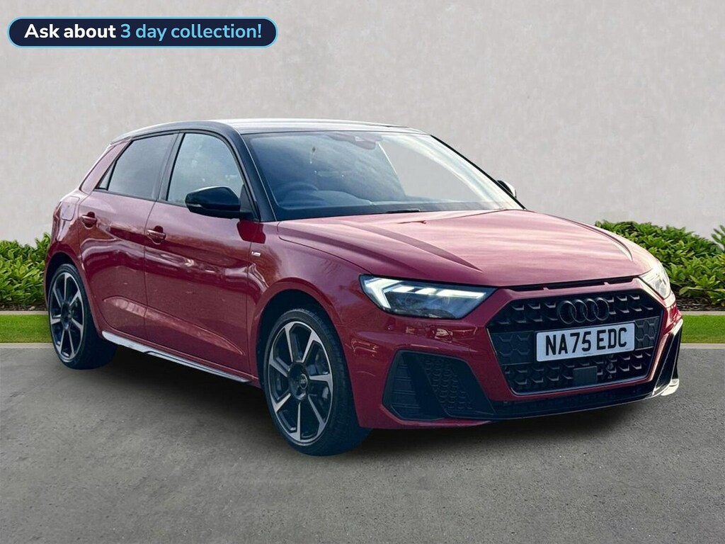 Audi A1 1.0 Tfsi 25 Black Edition Sportback S T Red