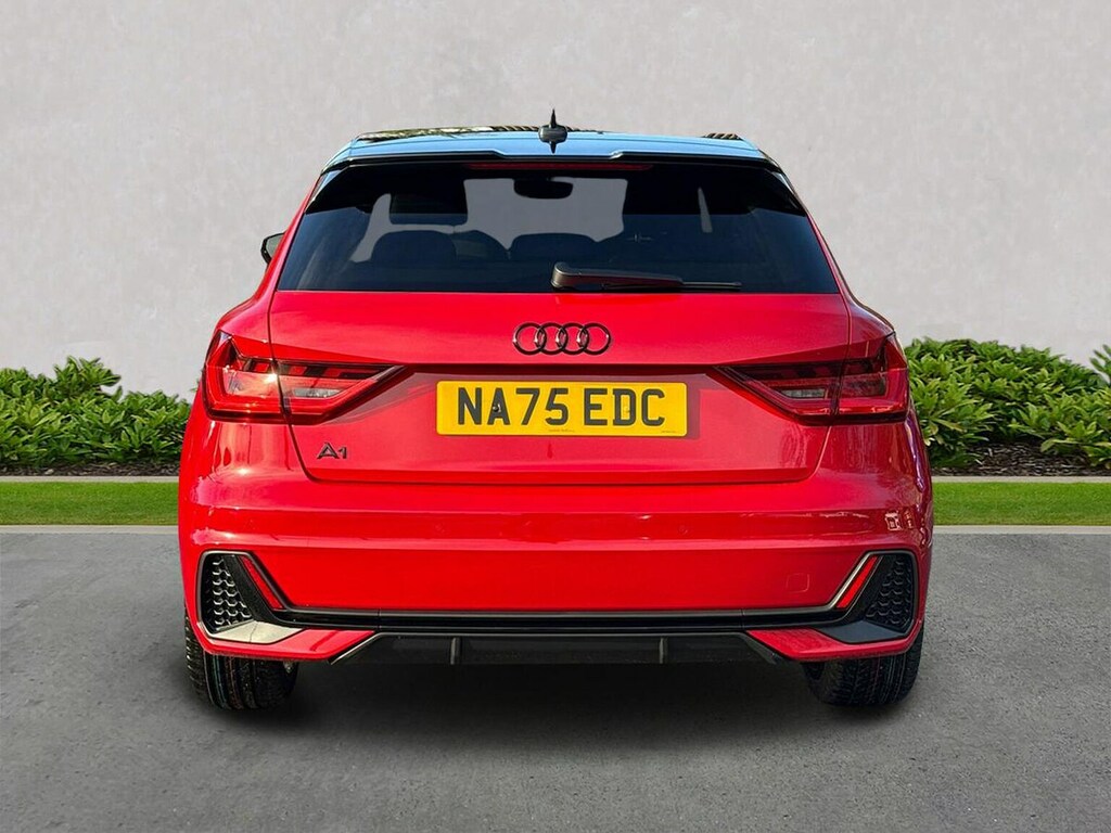 Audi A1 1.0 Tfsi 25 Black Edition Sportback S T NA75EDC Red #4