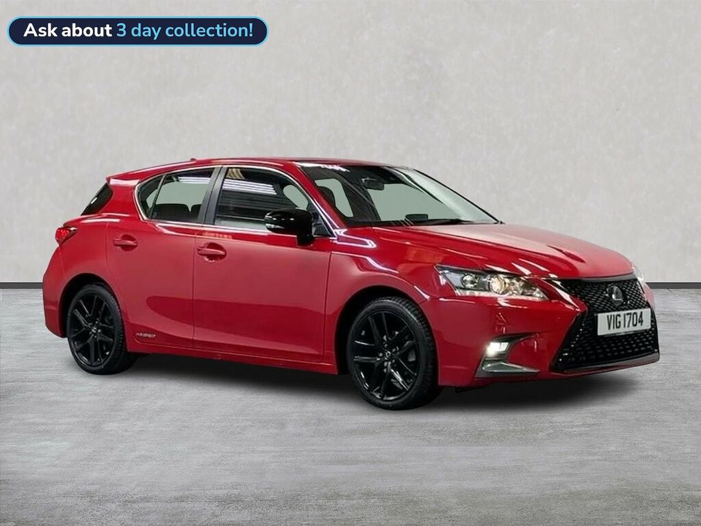 Lexus CT 1.8 200H Hatchback Hybrid E-cvt Euro 6 Red