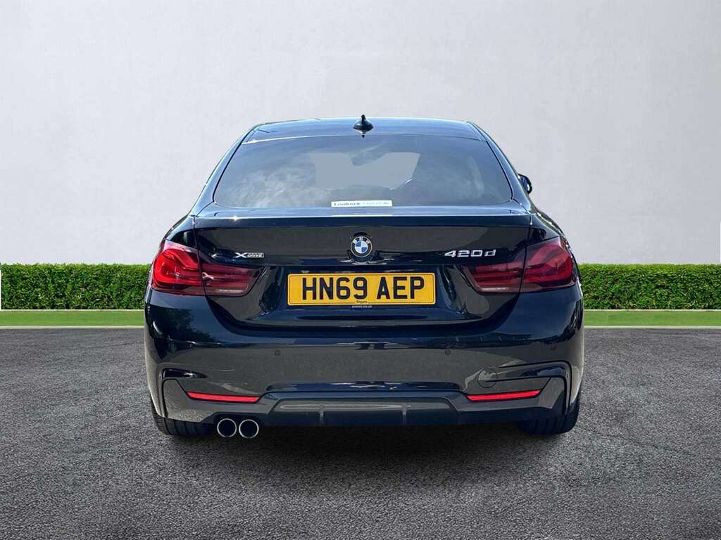 BMW 4 Series 420D 190 Xdrive M Sport Prof Media HN69AEP Black #4