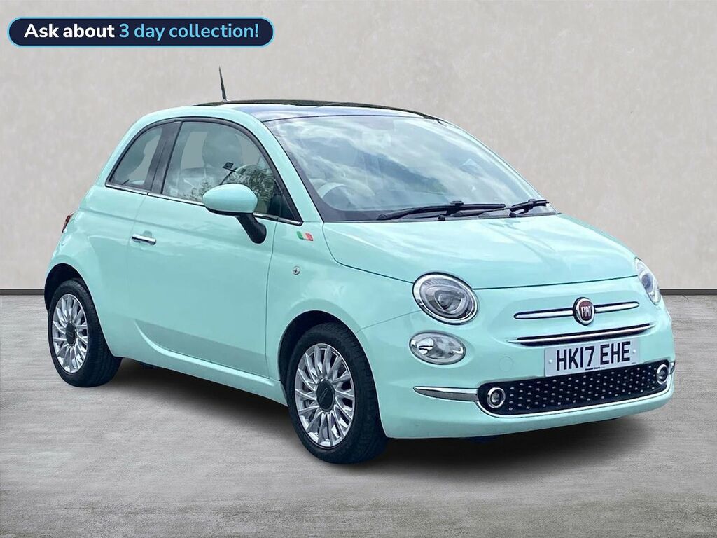 Fiat 500 500 1.2 Lounge Dualogic Hatchback Green