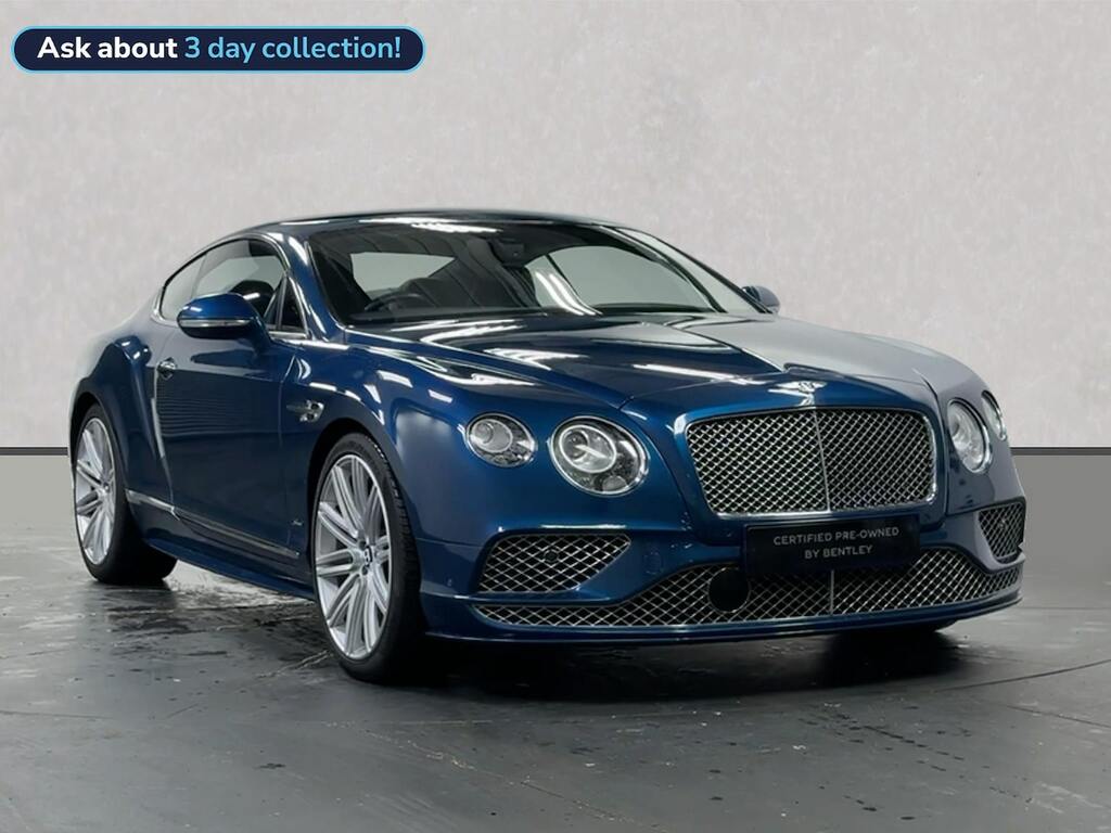 Bentley Continental Gt 6.0 W12 Gt Speed Coupe 4Wd Euro 6 Blue