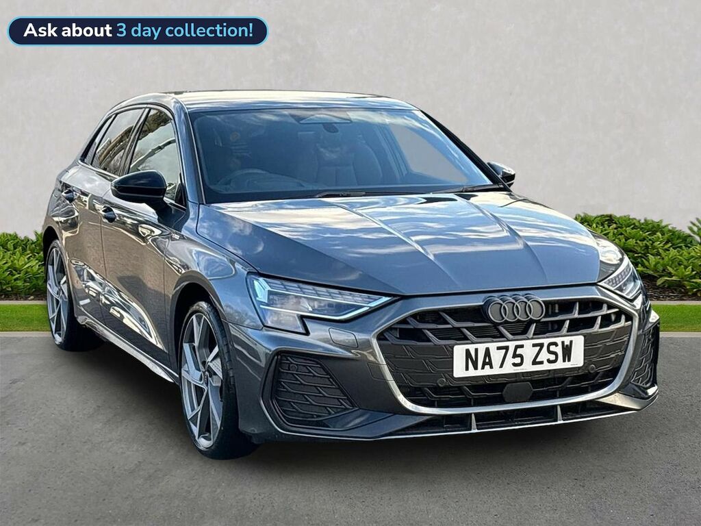Audi A3 1.5 Tfsi 150 Black Edition Tech Pack Grey