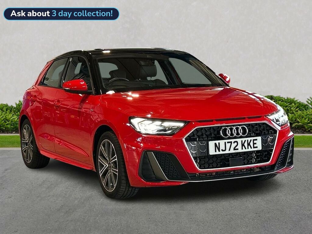 Audi A1 1.5 Tfsi 35 S Line Sportback S Tronic E Red