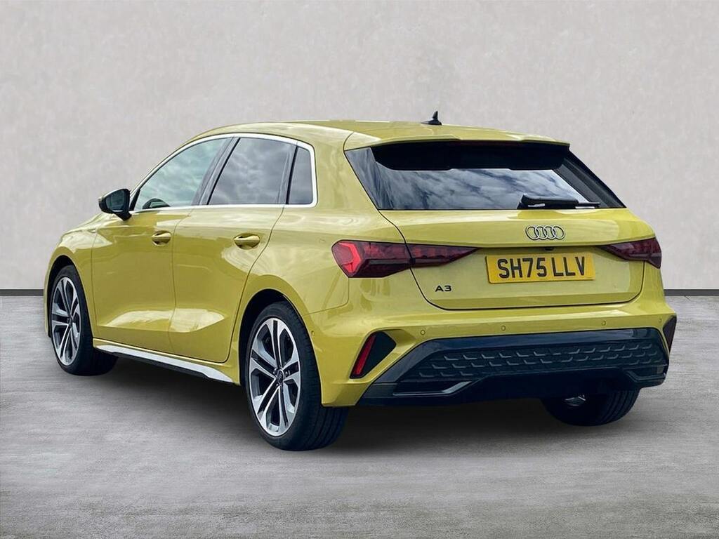 Audi A3 1.5 Tfsi S Line Sportback S Tronic Euro SH75LLV Yellow #2
