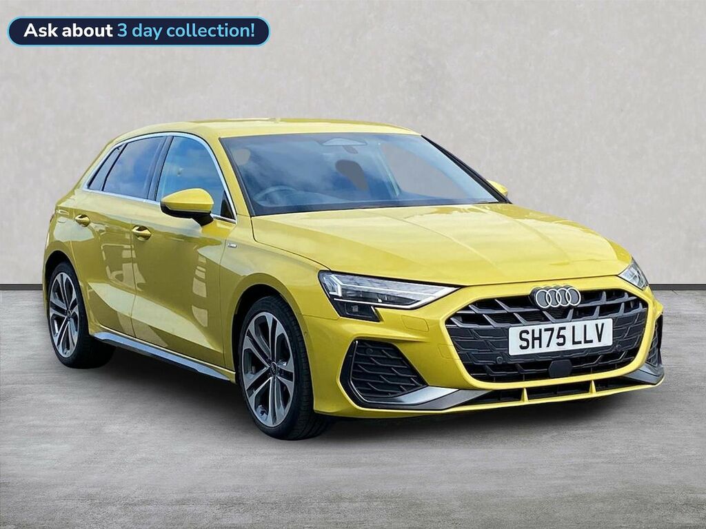 Audi A3 1.5 Tfsi S Line Sportback S Tronic Euro Yellow