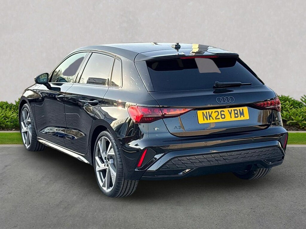 Audi A3 1.5 Tfsi Black Edition Sportback S Tron NK26YBM Black #2